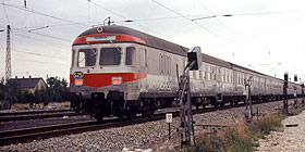 Bild: "Express-S-Bahn" Anno 1972: Die S25 unterwegs bei Daglfing. © Paul Müller [hier klicken zur Vergrößerung]